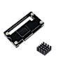 Miniatyrbilde 3 av 5: Med kjøleribbe akryl beskyttelsesdeksel for Raspberry Pi Zero (svart)