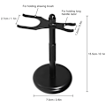 Miniatyrbillede 5 af 5: Chrome Razor Brush Holder Razor Stand (Sølv)