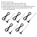 Miniatyrbilde 1 av 4: VHFUHFTV Antenne, (5 stk./sett) VHF UHF 5dBi Bi DV T Antenne TV Høy Antenne Innovativ Løsning