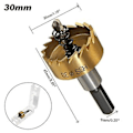 Miniatyrbild 5 av 5: 5st 16-30mm HSS Hålsågsset för Cylindrisk Sågning -