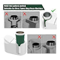Pikkukuva 5 / 5: 3 kpl Sublimaatio Tumbler-kääre, Silikoni Muki Tumbler-kääre Muki Sublimaatio Kääre Sublimaatio Tumblereille Muki Lämpöprässi A