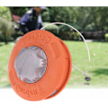 Pikkukuva 4 / 5: Strimmer Head Universal M10 Alumiini Nylon Ruoholeikkuri Harja Nurmikon Pihan Leikkuri 2 Linjaa Trimmeri Ruoho Rikkakasvit (Oranssi)