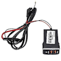 Miniatyrbilde 1 av 5: Bil USB 3.0 Hurtiglader 12-24v Billader Med LED Ambient Lys Egnet For