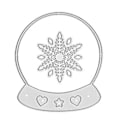 Miniatyrbilde 5 av 5: Krystallkule Snøfnugg Kutte Dies - Karbonstål for Unike DIY Scrapbook Håndverk