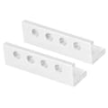 Pikkukuva 4 / 4: 2kpl 310300040040 4-reikäinen L-muotoinen kanava Alumiinikanavan lisäosat (40mm)