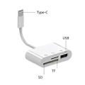Pikkukuva 3 / 5: USB 2.0 Type-C OTG -kortinlukija USB TF CF Compact Flash -datakaapeli Mini-sovitin