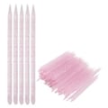Miniatyrbild 4 av 5: 100 st Engångs Nagelbandsputtare Dubbelände Nagelband Manikyr Pedikyr Pinnar Rosa