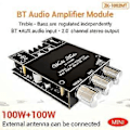 Miniatyrbillede 2 af 5: 2x100W Bluetooth-kompatibel Mini Audioforstærker med Høj & Bas Justering
