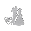 Miniatyrbild 1 av 2: Par spelande metallskärningsformar stencil DIY scrapbooking album stämpelpapper kort prägling
