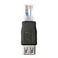 Miniatyrbillede 4 af 5: 2 stk. USB Type A Hun til Ethernet Internet RJ45 Han Stik Konverter Adapter