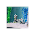Miniatyrbillede 3 af 5: Akvariedekoration, Resin fiskeri akvarieornament, Polyresin Rock Cave Ornament Dekoration, Simulation til hjem akvarieornament, fisk T