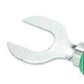 Miniatyrbild 2 av 4: 10 st J.20019 6mm U-formad Insatsplugg Högtrycksbeständig Y-typ Banankontakt för Elektronisk Industriell Utrustning Grön