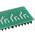 Miniatyrbild 4 av 4: Relämodul 4 Kanal Krets Automatisk Kontroll Hög Låg Nivå Trigger Elektronisk Komponent 5V