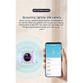 Miniatyrbillede 3 af 5: Tuya Smart WiFi Zigbee Gas Kulilte Detektor Multifunktionel Alarm 80DB Alarm APP Trådløs Kontrol(B)