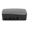 Miniatyrbild 3 av 5: ABS-fodral Kapslingsbox Svart Vit Passar Raspberry Pi 4B Skyddande Skalbox Svart