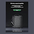 Miniatyrbild 5 av 5: Mini Röstförstärkare för Lärare, Portabel Bluetooth Röstförstärkare med Headset Mikrofon för Guider, Tal A