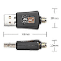 Miniatyrbilde 4 av 5: USB Trådløst Nettverkskort, WiFi Bluetooth USB Adapter For PC Trådløs Dongle 600Mbps Dual Band 2.4G/5.8G USB Wifi Adapter Wifi Dongle Wifi Mottaker For
