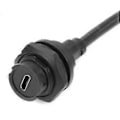 Pikkukuva 3 / 4: Vedenpitävä USB-liitin IP68 MICRO USB Naaras Uros kaapelilla E10MCBFF/MCAM (0,3 metriä)