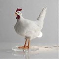 Miniatyrbilde 2 av 4: Egglampe Bordlampe, 3d LED-lys, Livaktig Resin Egglampe For Hjem Soveromsdekor