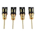 Pikkukuva 2 / 4: 4 KPL Titaanipinnoitettu Mallilentokoneen Ruuvimeisseli Musta 1,5 mm / 2,0 mm / 2,5 mm / 3,0 mm