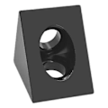 Miniatyrbillede 1 af 5: 3D Printer Aluminium Blok Terning Hjørneforbindelse Hjul Regulator V-slot 90