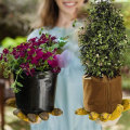Miniatyrbilde 5 av 5: Vinterpotteplanteisolasjonspose, varm ung pose, blomsterpotte, frostvæskevarmtrekk, frostvæskedekselverktøy, L