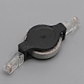 Miniatyrbild 3 av 5: RJ45 Platt Ethernetkabel LAN Internet Ethernetkabel för Router PC Laptop TV-box Infällbar Patchkabel 1,5m
