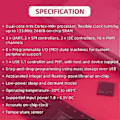 Miniatyrbillede 4 af 5: 264KB Hukommelse 40nm Procesteknologi 133 MHz til Pico RP2040 Chip