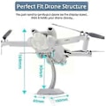 Miniatyrbillede 3 af 5: Skrivebordsdisplaystander til Dji Mini 3 / Mini 3 Pro / Mini 2 / Mini 2 Se / Mavic Mini / Mini Se Drone Uav Display Rack Orname J8y5