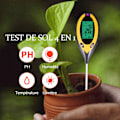 Miniatyrbillede 5 af 5: Jord pH, fugtighed, lys, fire-i-en temperaturdetektor, have pH-tester (uden batteri)