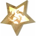 Miniatyrbilde 5 av 5: LED julelys dekorativ stjerne anheng tre stjerne belysning lysende stjerne tre stjerne julepynt stemningslys juletrepynt ch