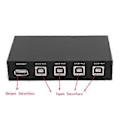 Miniatyrbild 4 av 5: USB Switch Selector KVM Switch Adapter 4 in 1 Out PC USB Delningsenheter för PC Skanner Skrivare