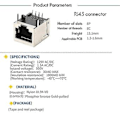 Miniatyrbillede 4 af 5: 20 stk. RJ45 Stik 8-Pin Kabel Interface Skærmet Konnektor