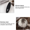 Miniatyrbillede 3 af 4: Kaffebeholder, Kaffebeholder med rustfrit stålske, 1,5 liter Kaffebeholder til bønner, pulver, te, nødder, kakaopulver opbevaringstank (