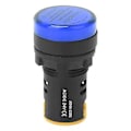 Miniatyrbillede 3 af 5: 10 stk. BERM LED Strømindikator Lys Halvleder Energibesparende Lampe φ22mm 24V AD16-22d S (Blå)
