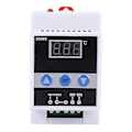 Miniatyrbilde 5 av 5: -6000 -240v Guide Rail Termostat Digital Temperatur Tat H