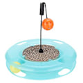 Miniatyrbild 2 av 5: Rolig Klösbräda för Katt Crazy Ball Disk Nöjesplatta Kattkarusell Interaktiv Leksak