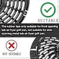 Miniatyrbild 2 av 5: För Instant Vortex Air Fryers, 4 st Premium Gummi, Repskyddande Gummiskydd