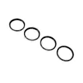 Miniatyrbillede 3 af 5: Close Up Filter Kit 4 i 1 +1 +2 +4 +10 Makro Linse Filter Optisk Glas med Opbevaringspose Kamera Filter til Digitalkamera Foto 62mm
