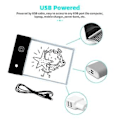Miniatyrbilde 3 av 5: Flip Book Kit med Mini LED Lysplate Hulldesign 3 Nivå Lysstyrkekontroll Lysboks 300 Ark Animasjonspapir Flipbook Bindeskruer For Barn