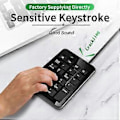 Miniatyrbillede 5 af 5: USB Kablet Digitalt Numerisk Tastatur Numpad 23 Taster Nummertastaturer til Regnskab Kasserer Laptop Notebook Tablets