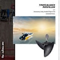Miniatyrbilde 4 av 5: P40D47 Tre Blader RC Båt Propell Padle for Børsteløs Motor