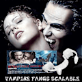 Miniatyrbild 2 av 5: Infällbara Löständer Skräck Visuell Effekt ABS Läskiga Halloween Prop Tänder För Halloween
