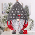 Miniatyrbillede 1 af 5: Julekalender, 2022 Jule Nedtællingskalender med Svensk Tomte Nisse og 25 Dags Lommer til Jule Hjem Dør Væg