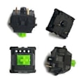 Pikkukuva 2 / 5: 3-nastainen vihreä RGB-kytkin Razer Mechanical Chroma -pelinäppäimistöön, vihreä akseli, 3-nastaiset kytkimet (4 kpl)