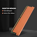 Miniatyrbillede 5 af 5: 2GB DDR2 Ram Hukommelse 1066MHz PC2 8500 1.8V PC Ram Memoria 240 Pins til Desktop Hukommelse DIMM 240Pins