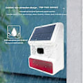 Miniatyrbillede 4 af 5: Trådløs Solar Strobe Alarm Lys Lyd Flash Udendørs Alarm Sirene til 433MHz Wifi GSM Alarm System til Hjem, Gård