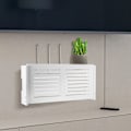 Miniatyrbillede 2 af 5: Wifi-router opbevaringsboks panel hylde stikkontakt holder kabelarrangør boligindretning