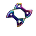 Miniatyrbillede 5 af 5: 1 Sæt Titanium Cykel Låsepedal Cykel Pedalplade Butterfly Form Til Zero Light Action Skruer Bo