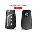 Miniatyrbillede 3 af 5: Keydiy B13 Fjernbetjent Bilnøgle 3 Knapper Til Kd900/-x2 Mini/ Urg200 Programmering